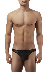 Male Power 491162 Stretch Lace Wonder Bikini Color Black