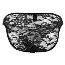 Load image into Gallery viewer, Male Power 491162 Stretch Lace Wonder Bikini Color Black