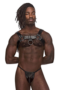 Male Power 590-266 Leather Aries Harness Color Black