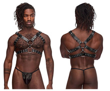 Load image into Gallery viewer, Male Power 591-266 Leather Gemini Harness Color Black