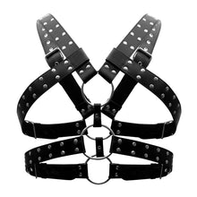 Load image into Gallery viewer, Male Power 591-266 Leather Gemini Harness Color Black