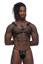 Load image into Gallery viewer, Male Power 591-266 Leather Gemini Harness Color Black