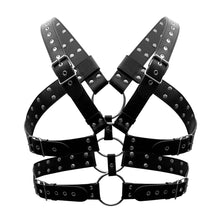 Load image into Gallery viewer, Male Power 591-266 Leather Gemini Harness Color Black