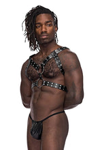 Load image into Gallery viewer, Male Power 591-266 Leather Gemini Harness Color Black