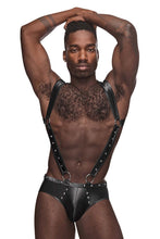 Load image into Gallery viewer, Male Power PAK-154 Fetish Uranus Jockstrap Color Black