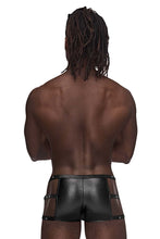 Load image into Gallery viewer, Male Power PAK-155 Fetish Vulcan Trunks Color Black