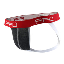 Load image into Gallery viewer, PPU 1308 Jockstrap Color Gray-Red