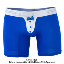 Load image into Gallery viewer, PPU 1325 Tuxedo Boxer Briefs Color Blue