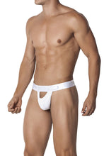 Load image into Gallery viewer, PPU 2112 Peek-a-boo Thongs Color White