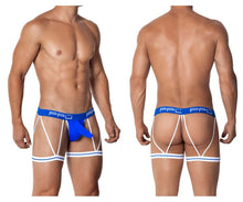 Load image into Gallery viewer, PPU 2114 Garter Thongs Color Blue