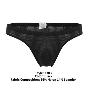 PPU 2303 Microfiber Bikini Color Black