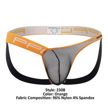 Load image into Gallery viewer, PPU 2308 One Side Mesh Jockstrap Color Orange