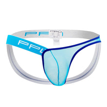 Load image into Gallery viewer, PPU 2308 One Side Mesh Jockstrap Color Turquoise