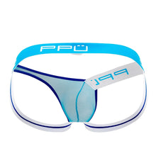 Load image into Gallery viewer, PPU 2308 One Side Mesh Jockstrap Color Turquoise