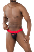 Load image into Gallery viewer, PPU 2313 Peek-a-boo Jockstrap Color Black