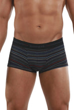 Load image into Gallery viewer, Papi 554569-968 Pencil Stripes Brazilian Trunks Color Black-Blue