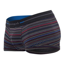 Load image into Gallery viewer, Papi 554569-968 Pencil Stripes Brazilian Trunks Color Black-Blue