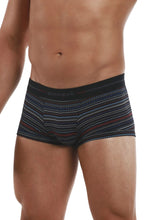 Load image into Gallery viewer, Papi 554569-968 Pencil Stripes Brazilian Trunks Color Black-Blue