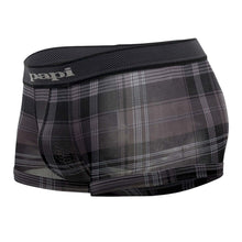 Load image into Gallery viewer, Papi 626182-962 Cool2 2PK Solid-Print Brazilian Trunks Color Black-Gray