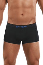 Load image into Gallery viewer, Papi 626182-968 Cool2 2PK Solid-Print Brazilian Trunks Color Black-Blue