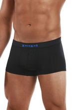 Load image into Gallery viewer, Papi 626182-968 Cool2 2PK Solid-Print Brazilian Trunks Color Black-Blue