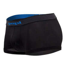 Load image into Gallery viewer, Papi 626182-968 Cool2 2PK Solid-Print Brazilian Trunks Color Black-Blue