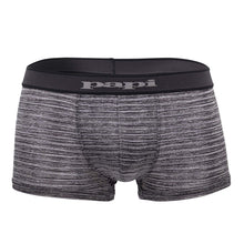 Load image into Gallery viewer, Papi 626183-962 Cool2 2PK Solid-Print Brazilian Trunks Color Black-Gray