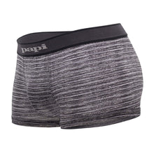 Load image into Gallery viewer, Papi 626183-962 Cool2 2PK Solid-Print Brazilian Trunks Color Black-Gray