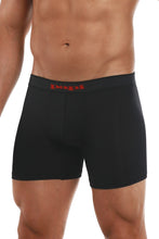 Load image into Gallery viewer, Papi 626185-982 Cool2 2PK Solid Boxer Briefs Color Black-Red