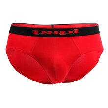 Load image into Gallery viewer, Papi 980403-950 3PK Cotton Stretch Brief Color Red-Gray-Black