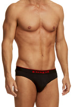 Load image into Gallery viewer, Papi 980403-950 3PK Cotton Stretch Brief Color Red-Gray-Black