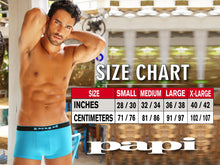 Load image into Gallery viewer, Papi UMPA048 2PK Microflex Brazilian Trunks Color Teal-Leopard