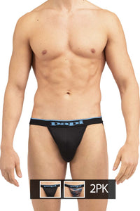 Papi UMPA006 2PK Jockstrap Color Black-Blue