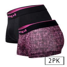 Load image into Gallery viewer, Papi UMPA048 2PK Microflex Brazilian Trunks Color Berry-Texture