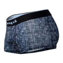 Load image into Gallery viewer, Papi UMPA048 2PK Microflex Brazilian Trunks Color Blue-Texture