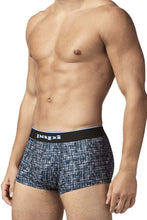 Load image into Gallery viewer, Papi UMPA048 2PK Microflex Brazilian Trunks Color Blue-Texture