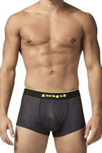 Load image into Gallery viewer, Papi UMPA048 2PK Microflex Brazilian Trunks Color Charcoal-Leopard