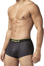 Load image into Gallery viewer, Papi UMPA048 2PK Microflex Brazilian Trunks Color Charcoal-Leopard