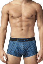 Load image into Gallery viewer, Papi UMPA048 2PK Microflex Brazilian Trunks Color Teal-Graphic