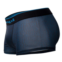 Load image into Gallery viewer, Papi UMPA048 2PK Microflex Brazilian Trunks Color Teal-Leopard