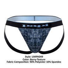 Load image into Gallery viewer, Papi UMPA049 2PK Microflex Jockstrap Color Blue-Texture