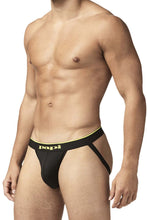 Load image into Gallery viewer, Papi UMPA049 2PK Microflex Jockstrap Color Charcoal-Leopard