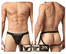 Load image into Gallery viewer, Papi UMPA049 2PK Microflex Jockstrap Color Gray-Texture