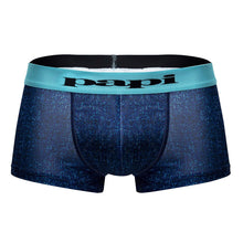 Load image into Gallery viewer, Papi UMPA050 Fashion Microflex Brazilian Trunks Color Blue Pixel Print