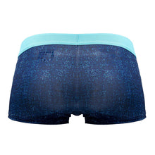 Load image into Gallery viewer, Papi UMPA050 Fashion Microflex Brazilian Trunks Color Blue Pixel Print