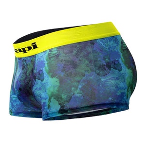 Papi UMPA050 Fashion Microflex Brazilian Trunks Color Ocean Multi Print