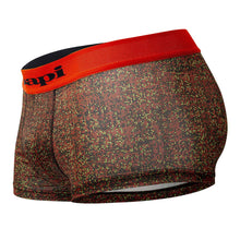 Load image into Gallery viewer, Papi UMPA050 Fashion Microflex Brazilian Trunks Color Orange Pixel Print