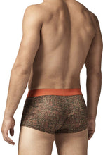 Load image into Gallery viewer, Papi UMPA050 Fashion Microflex Brazilian Trunks Color Orange Pixel Print