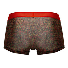 Load image into Gallery viewer, Papi UMPA050 Fashion Microflex Brazilian Trunks Color Orange Pixel Print