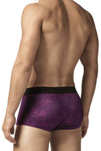 Load image into Gallery viewer, Papi UMPA050 Fashion Microflex Brazilian Trunks Color Purple Pixel Print